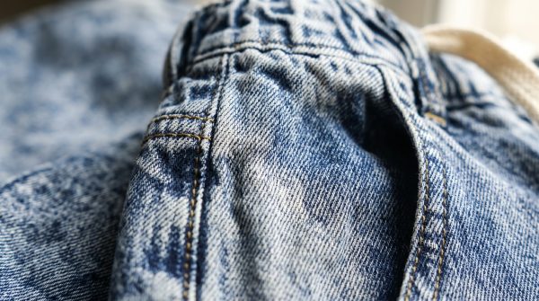 Gallery_product_shot__Macro_texture_202606221005 Men’s Casual Drawstring Denim Joggers – Relaxed Fit