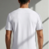 Premium Soft-Touch Emblem Tee – White