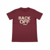 "BACK OFF" Graphic Tee – Maroon