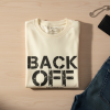 "BACK OFF" Graphic Tee – Cream