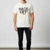 "BACK OFF" Graphic Tee – Cream