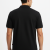Men's Classic Cotton Polo Tee - Black