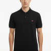 Men's Classic Cotton Polo Tee - Black
