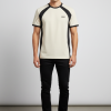 Retro Panel Essential Tee – Cream & Black