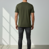 "BACK OFF" Graphic Tee – Dark Olive