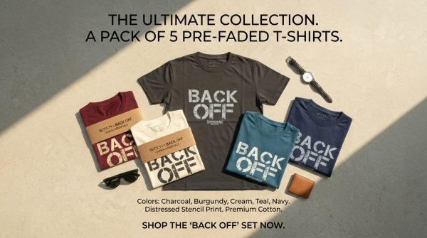 "BACK OFF" Statement 5-Pack