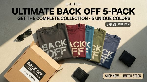 "BACK OFF" Statement 5-Pack